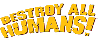 Destroy All Humans logo for Playstation 2